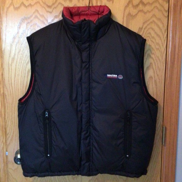 Nautica Competition Extreme Performance Gear - Reversible 100% Down Filled Vest - Picture 1 of 11